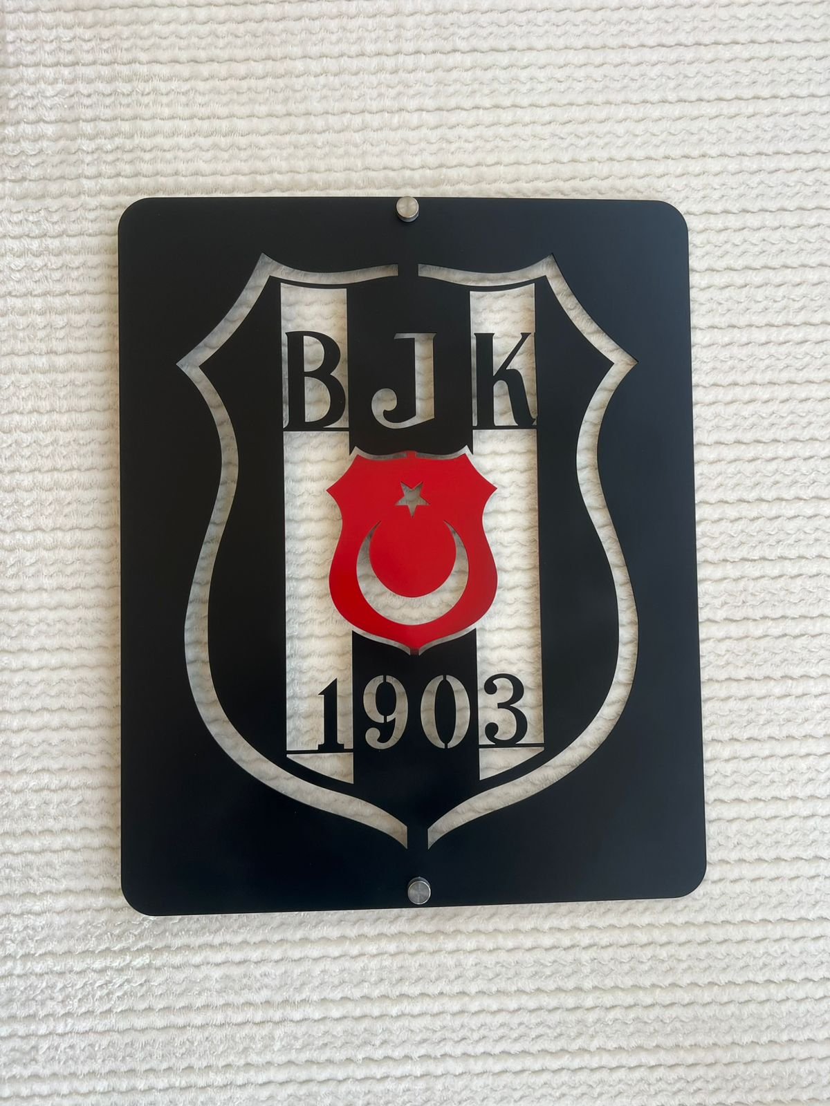 Besiktas Shield Metal Sign