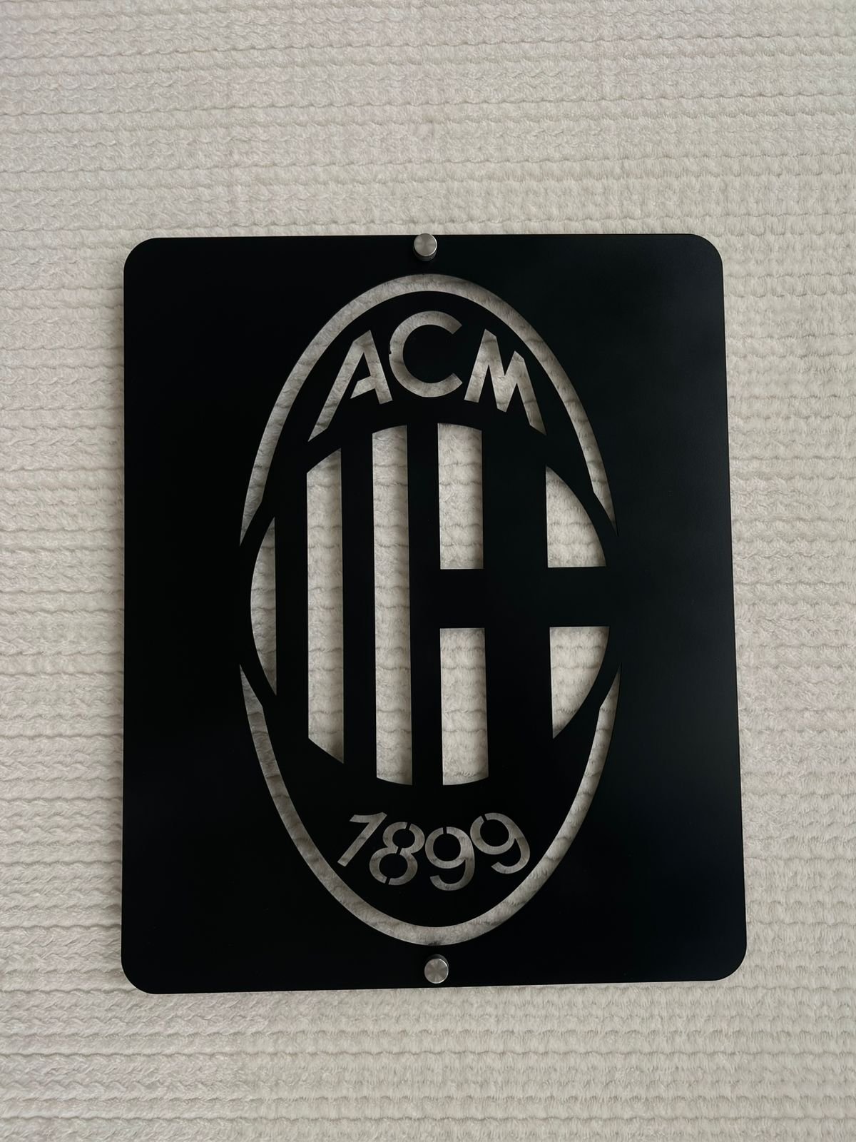 AC Milan Legacy Metal Sign